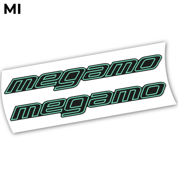 Megamo, pegatinas en vinilo adhesivo, recomendado para cuadro Megamo Trak 08 2021 (11)