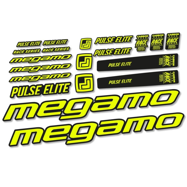 Megamo Pulse Elite 2022 Pegatinas en vinilo adhesivo Cuadro (1)