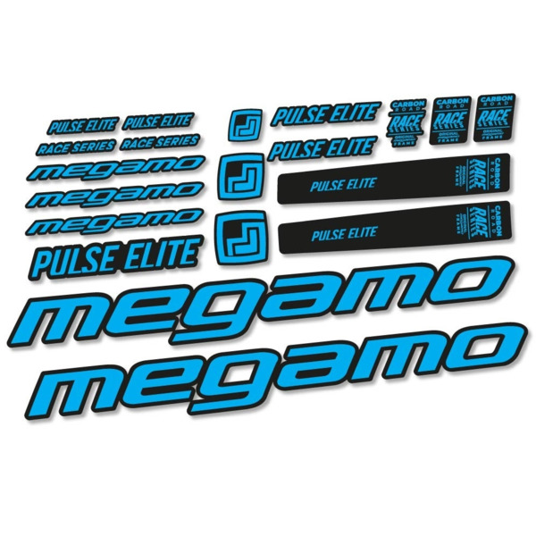 Megamo Pulse Elite 2022 Pegatinas en vinilo adhesivo Cuadro (3)
