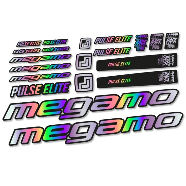 Megamo Pulse Elite 2022 Pegatinas en vinilo adhesivo Cuadro (7)