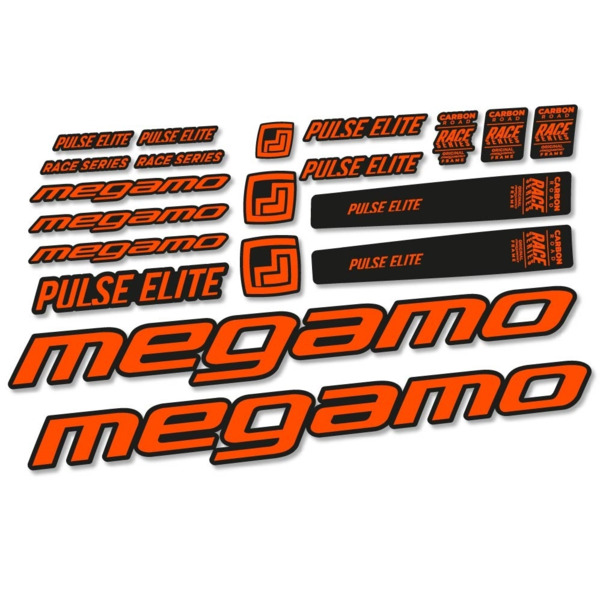 Megamo Pulse Elite 2022 Pegatinas en vinilo adhesivo Cuadro (9)