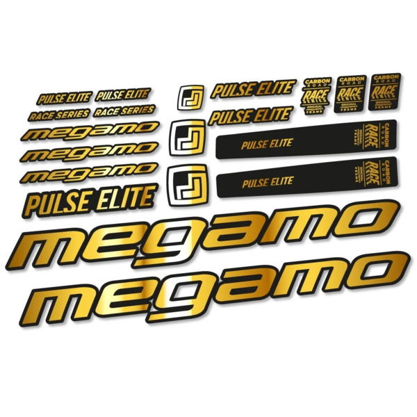 Megamo Pulse Elite 2022 Pegatinas en vinilo adhesivo Cuadro (13)