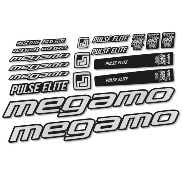Megamo Pulse Elite 2022 Pegatinas en vinilo adhesivo Cuadro (14)
