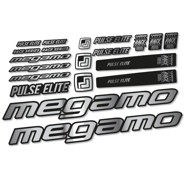 Megamo Pulse Elite 2022 Pegatinas en vinilo adhesivo Cuadro (15)