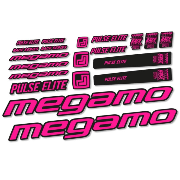 Megamo Pulse Elite 2022 Pegatinas en vinilo adhesivo Cuadro (19)