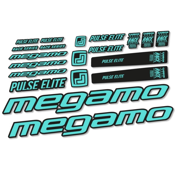 Megamo Pulse Elite 2022 Pegatinas en vinilo adhesivo Cuadro (21)