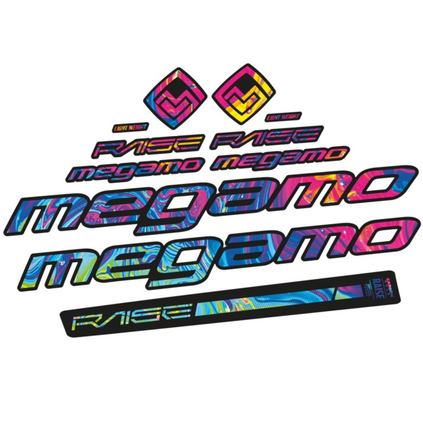 Megamo Raise 10 2020 Pegatinas en vinilo adhesivo Cuadro (17)