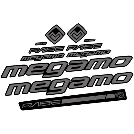 Pegatinas para Cuadro Megamo Raise 10 2020 en vinilo adhesivo stickers graphics calcas adesivi autocollants
