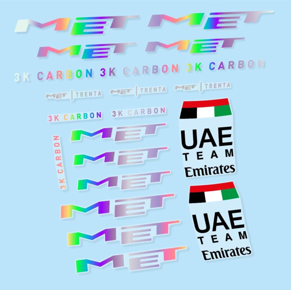 MET Trenta 3K Carbon UAE Pegatinas en vinilo adhesivo Casco (8)