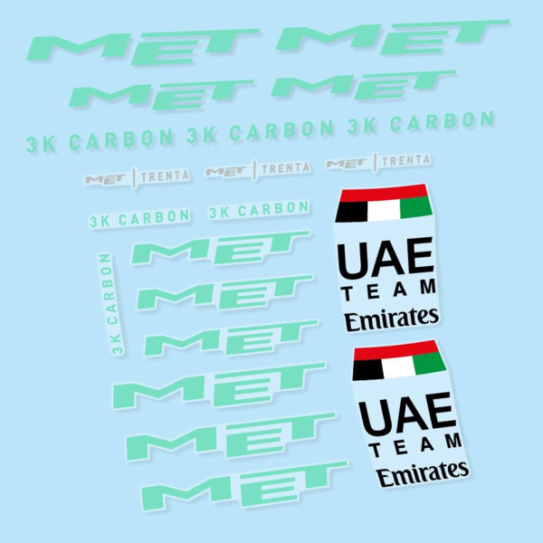 MET Trenta 3K Carbon UAE Pegatinas en vinilo adhesivo Casco (9)