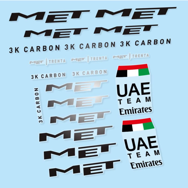 MET Trenta 3K Carbon UAE Pegatinas en vinilo adhesivo Casco (12)