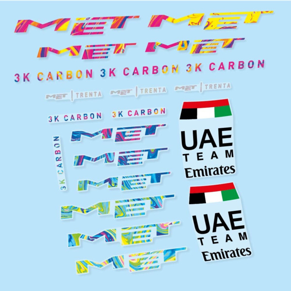 MET Trenta 3K Carbon UAE Pegatinas en vinilo adhesivo Casco (17)