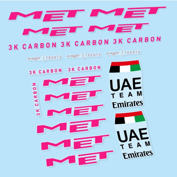 MET Trenta 3K Carbon UAE Pegatinas en vinilo adhesivo Casco (21)
