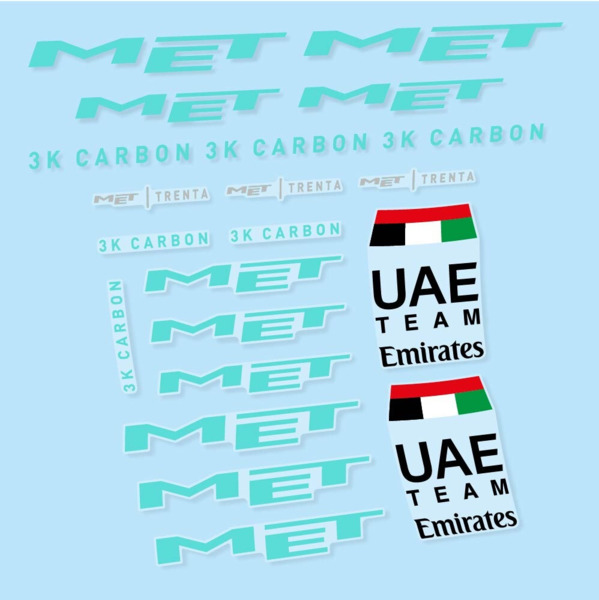 MET Trenta 3K Carbon UAE Pegatinas en vinilo adhesivo Casco (22)