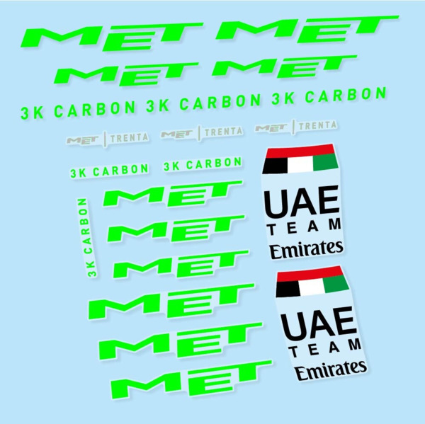 MET Trenta 3K Carbon UAE Pegatinas en vinilo adhesivo Casco (23)