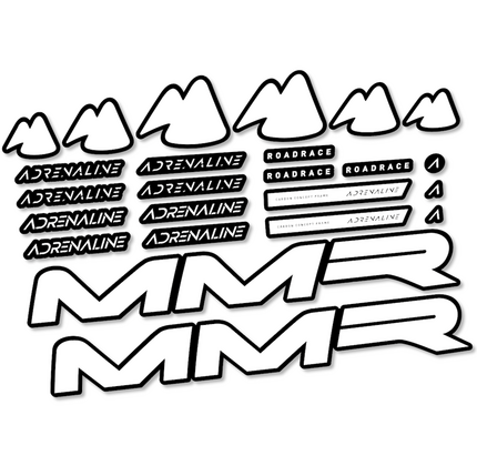 Pegatinas para Cuadro MMR Adrenaline 00 en vinilo adhesivo stickers graphics calcas adesivi autocollants