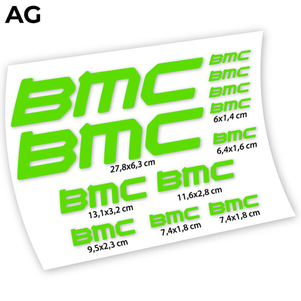 BMC Pegatinas en vinilo adhesivo cuadro