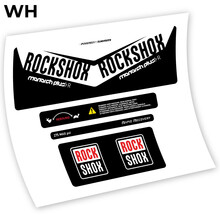 Rock Shox Monarch Plus R 2016 Pegatinas en vinilo adhesivo amortiguador