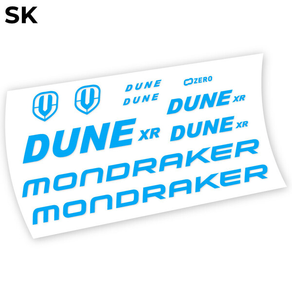 Mondraker Dune XR Zero Pegatinas en vinilo adhesivo cuadro