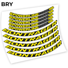 Bontrager Powerline Comp 40 Pegatinas en vinilo adhesivo llanta