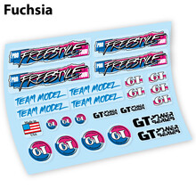 GT Pro Tour Freesyle 1987 Pegatinas en vinilo adhesivo Cuadro