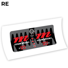 Manitou McLEOD 2015 Pegatinas en vinilo adhesivo amortiguador
