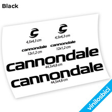 Cannondale Pegatinas en vinilo adhesivo cuadro