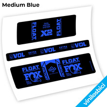Fox Float DPS X2 2021 Pegatinas en vinilo adhesivo amortiguador