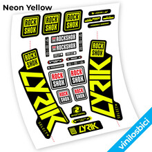 Rock Shox Lyrik Select+ 2020 Pegatinas en vinilo adhesivo horquilla