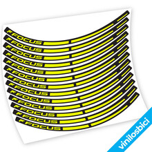 Focus Pegatinas en vinilo adhesivo llanta