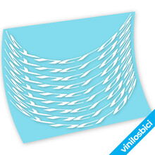 Syncross Pegatinas en vinilo adhesivo Llantas