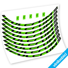 Fulcrum Red Zone 7 Pegatinas en vinilo adhesivo llanta