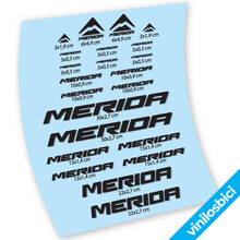 Merida Pegatinas en vinilo adhesivo cuadro