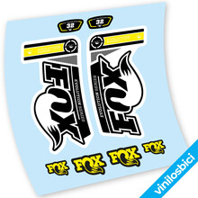 Fox 32 Float Evolution 2015 Pegatinas en vinilo adhesivo horquilla blanca