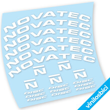 Novatec R3 Disc Pegatinas en vinilo adhesivo llantas carretera
