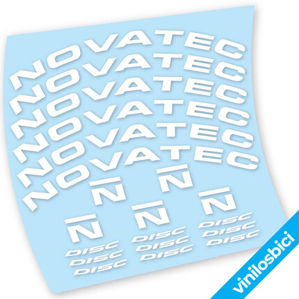 ▷▷🥇Pegatinas Novatec R3 Disc para llanta carretera en vinilo 🥇 ✅