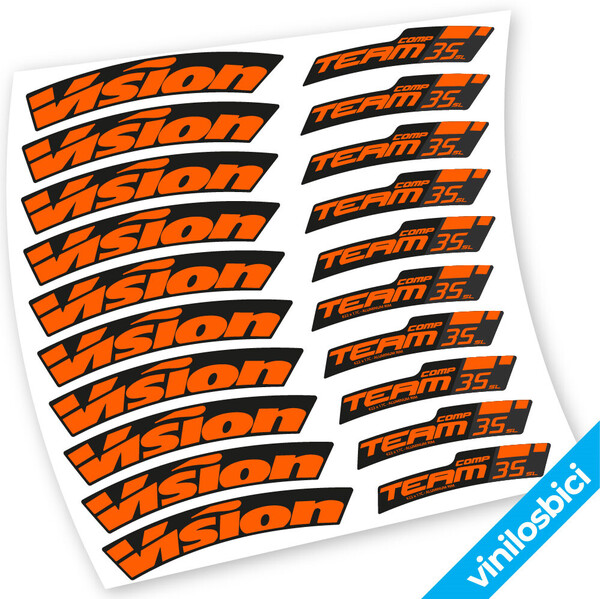 Vision Team 35 Pegatinas en vinilo adhesivo llantas