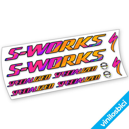 ▷▷🥇Pegatinas Specialized S-Works Tarmac SL7 para cuadro en vinilo 🥇 ✅