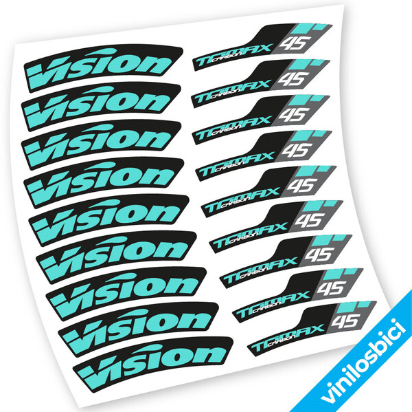 Vision Trimax 45 Pegatinas en vinilo adhesivo llantas carretera 45