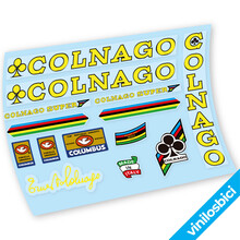 Colnago Super Pegatinas en vinilo adhesivo Bici clasica