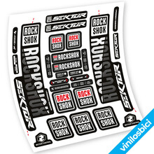 Rock Shox Sektor Pegatinas en vinilo adhesivo COMPONENTE