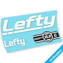 Lefty XLR Pegatinas en vinilo adhesivo horquilla