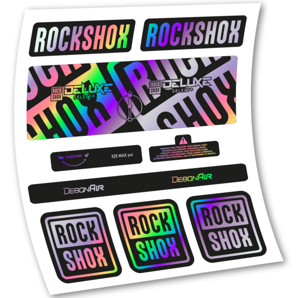 Rock Shox Deluxe Select+ Pegatinas en vinilo adhesivo Amortiguador