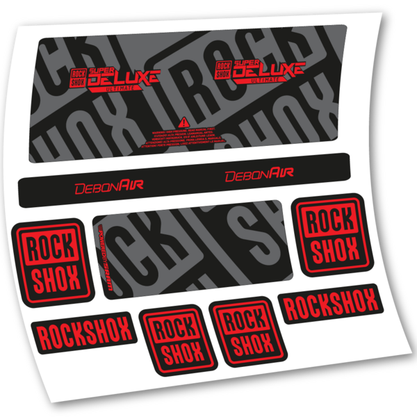Rock Shox Super Deluxe Ultimate 2020 Pegatinas en vinilo adhesivo Amortiguador