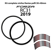 Forza RC31 Pegatinas en vinilo adhesivo Llantas Carretera Perfil 30 y 40