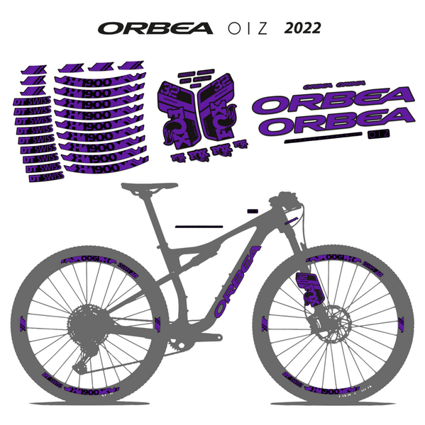 Orbea Oiz M30 2022 Pack Pegatinas en vinilo adhesivo