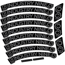 Industry Nine Trail 280 Carbon Pegatinas en vinilo adhesivo Llantas