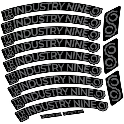 Pegatinas para Industry Nine Trail 280 Carbon Llantas en vinilo adhesivo