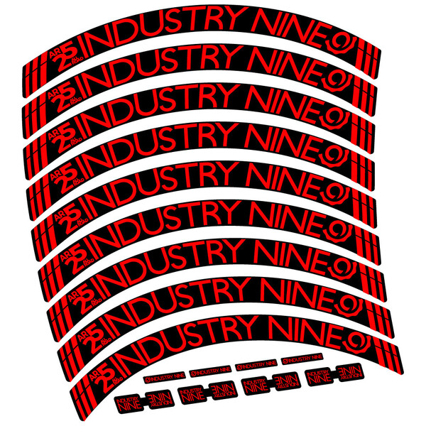Industry Nine AR25 CX Pegatinas en vinilo adhesivo Llanta