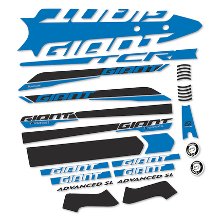 Pegatinas para Giant TCR Avant 2019 Cuadro en vinilo adhesivo